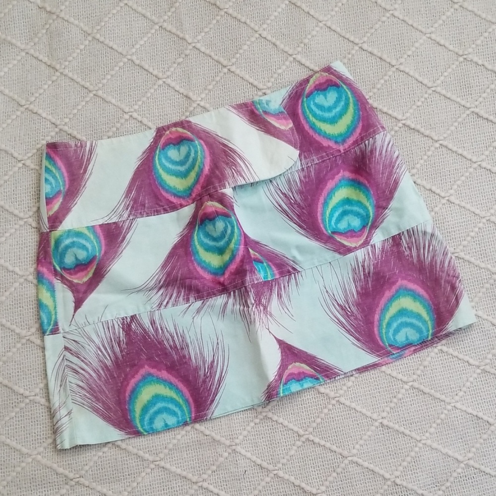 Nanette Lepore Peacock Skirt